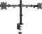 goobay Monitor Arm Dual Flex - 17-32 inch Screen - Desk Mount VESA 75 and 100mm - Rotate, Swivel and Tilt - Height Adjustable Bracket - Maximum Load 8kg - Black 58529