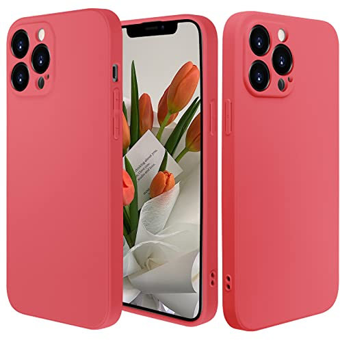 Compatible with iPhone 12 Pro Max Case TPU Shock-Proof Protective iPhone 12promax Case for Apple iPhone 12 Pro Max Full Coverage iPhone 12 Max Pro Case with Camera Protection 6.7 inch (Berry Red)