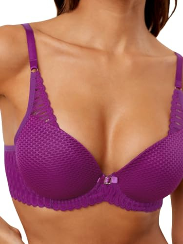 Triumph Damen Aura Spotlight T WHP Bra, VIOLET, 70E