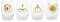 Toynk Harry Potter Icons Stemless Wine Glasses, Set of 4 | Each Holds 20 Ounces