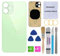 Perzework OEM Ersatz-Rückglas für iPhone 12 Mini, 13,7 cm (5,4 Zoll), mit Reparaturwerkzeugset, Grün
