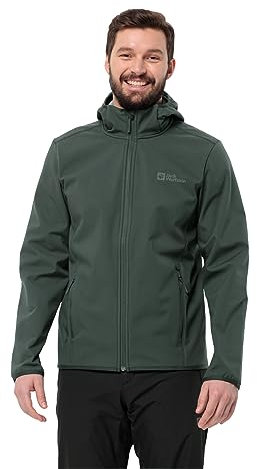Jack Wolfskin BORNBERG HOODY M, black olive