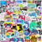 50 PCS Gamepad Sticker Aufkleber, Video Gaming Spiel Aufkleber für Laptop, Telefon, Wasserflasche, Koffer, Gitarre, Pad, niedliche ästhetische Vinyl Aufkleber, Wasserdicht, Scrapbook Aufkleber (C)