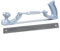 Porta lime regolabile in acciaio con denti curvi per la lucidatura della carrozzeria dell'auto, pannello in metallo, per lucidatura e denti curvi, in acciaio, 35,5 cm (C)