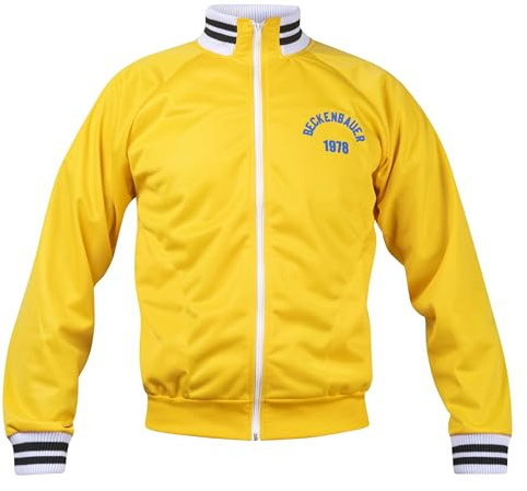Beckenbauer NY Cosmos yellow football sport fan Jacket Jumper Top zipped