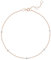 Ethos Jewelry 585 Echtgold 14K Massivgold Roségold mit 5 Diamanten Diamant-Station Armband – Verstellbar, Minimalistisches Design, Mit VS2+ Klarheit Diamanten – Handgefertigt Geschenk für Frauen