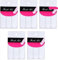 5 Sheets 240 Pieces White French Manicure Nail Art Sticker Strips, Guide Sticker Moon Shape Design Self-Adhesive Nail Sticker Tips for Manicure Decoration DIY Tools and Decals, Nail Art and Polish