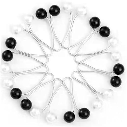 12Pcs Schal Clips U -formperlen Kopftuch Pin Brosche Headscarf Pins Für Frauenschals Accessoires Broschen and Anstecknadeln