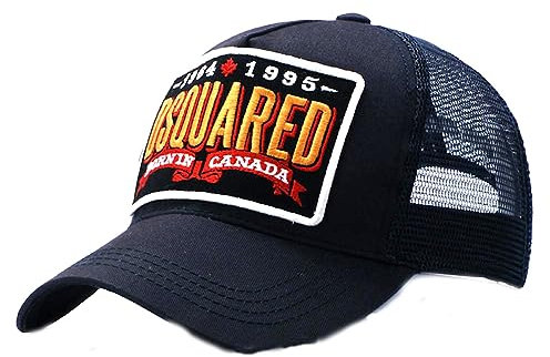 DSQUAREDS Anime Mütze Denim Herren Sport Baseball Cap für Männer Frauen Hiphop Caps Snapback Hut Verstellbare Stickerei, mehrfarbig, Einheitsgröße