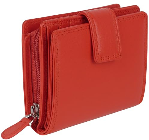 Golunski Leathergoods Ladies Compact Purse Graffiti Collection - Orange