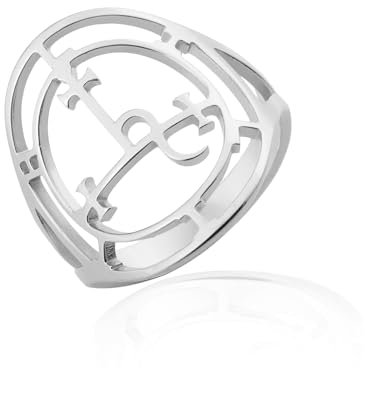VASSAGO Sigil of Lilith Ring für Frauen Männer Pagan Goddess Statement Ring Stilvolle Hexerei Mythologie Inspirierter Schmuck