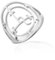 VASSAGO Sigil of Lilith Ring für Frauen Männer Pagan Goddess Statement Ring Stilvolle Hexerei Mythologie Inspirierter Schmuck