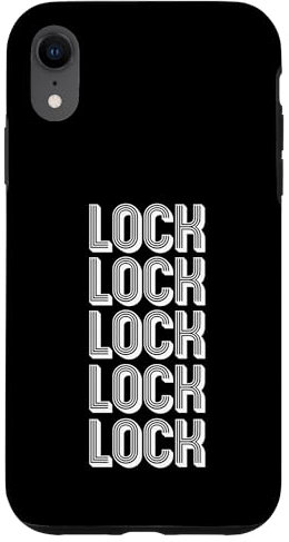 Lock Case for iPhone XR