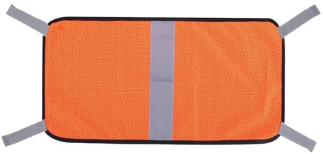 Panneau de sécurité de chasse - Panneau de sécurité orange pour sac à dos | Couverture en maille de chasse haute visibilité avec réflecteurs | Accessoire d'équipement de camping en plein air pour mochi