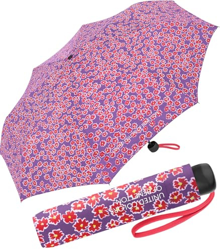 Benetton Taschenschirm Super Mini Wild Blooms - pink