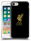 Head Case Designs Officially Licensed Liverpool Football Club Gold Logo On Black Liver Bird Soft Gel Case Compatible With Apple iPhone 7/8 / SE 2020 & 2022