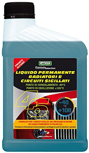 Cora 0046 Liquido Permanente Radiatori e Circuiti Sigillati-40°C, Blu, 1L