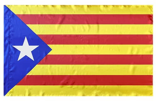 Durabol Bandera Estelada Blava (Independentismo Catalán) 150 x 90 cm Satén