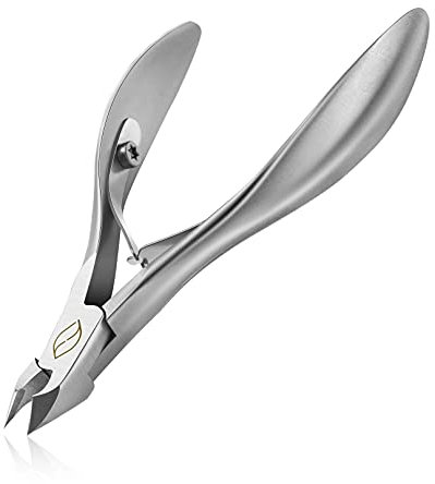 FERYES Nagelhautzange Nagelhautschere Scharf Hautzange Nagelhaut Schere Edelstahl Hautschere Fein zur Entfernung Überschüssige, Eingerissener Haut an Finger und Zehen
