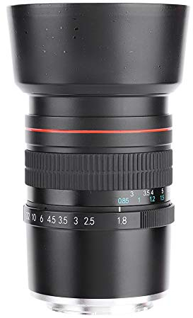 Oumij Teleobjektiv, 85 mm f/1.8, große Öffnung, mittelgroß, Vollrahmen, manuell, spiegellos, Kamera E Objektiv, für Sony