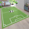 Paco Home Teppich Kinderzimmer Kinderteppich Spielteppich Fußballteppich Jungen Mädchen Modern Grün, Grösse:140x200 cm