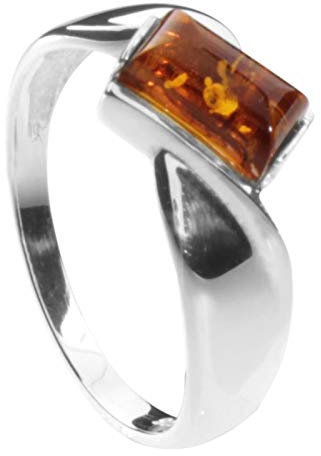 Ring - Kirsti - Silber 925/000 - Bernstein