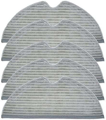 Odashen Lot de 5 chiffons pour aspirateur Xiaomi Mijia 1C / STYTJ01ZHM ou réservoir d'eau Dreame F9 D9