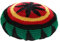 Rasta-Mütze aus Wolle, Reggae, Jamaika Jamaica Mütze, Bunte Beanie, gehäkelt, gestrickt, lockere Baggy Cap, Hippie Hip hop Hat, Skull Cap Herren