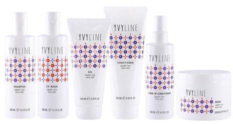 YVYLINE Kit 6 Pezzi Capelli Ricci| Magic Box Curly Girl | Trattamento Completo | Idea Regalo Shampoo, Cowash, Conditioner, Maschera, Gel, Leave In