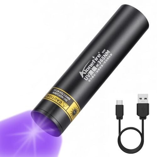 Alonefire SV57 UV Taschenlampe USB wiederaufladbar