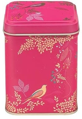 Sara Miller Pink Birds 100gm Square Tin