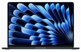Apple 2023 MacBook Air Tragbar mit M2 Chip: 15,3 Zoll Liquid Retina Display, 8 GB RAM, 256 GB SSD, FaceTime HD 1080P Kamera, kompatibel mit iPhone/iPad; Mitternacht