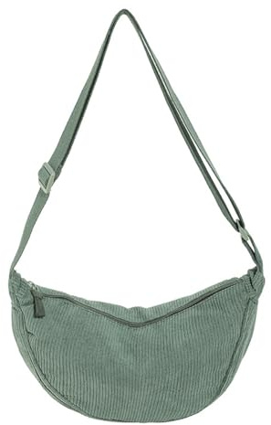 Crescent Bag Crossbody, Cord-Crossbody-Taschen für Damen, Mini-Crossbody-Tasche, Reisetasche