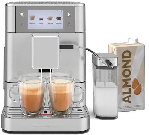 KitchenAid KF8 KES8558 Fully Automatic Espresso Machine, 2 Cups, Stainless Steel