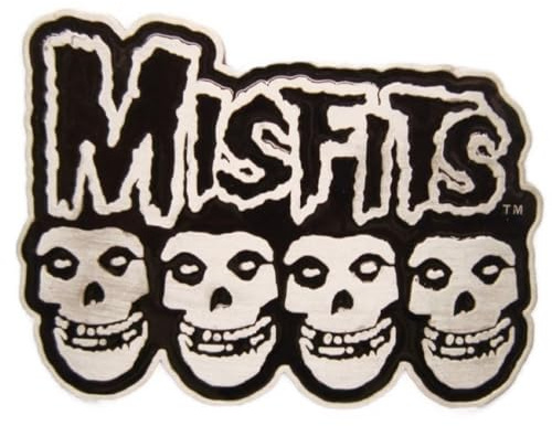 hotrodspirit - Gürtelschnalle Misfits Rock-Roll für Herren und Damen, mehrfarbig, Einheitsgröße