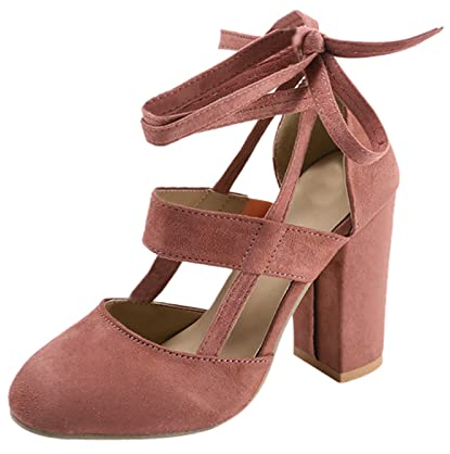 Hohe Schuhe Damen mit Blockabsatz High Heels Tanzschuhe Elegant Vorne Geschlossen Hochzeitsschuhe Hohe Schuhe mit Absatz Schwarz Pumps Brautschuhe Bequem Trachtenschuhe Stöckelschuhe
