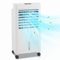 LEADZM Luftkühler mit Wasserkühlung, Mobiles Klimagerät 4-in-1 mit Verdunstungskühlung, Luftbefeuchter, Ventilator & Nachtmodus, 8L Wassertank, Luftstrom: 550 m³/h