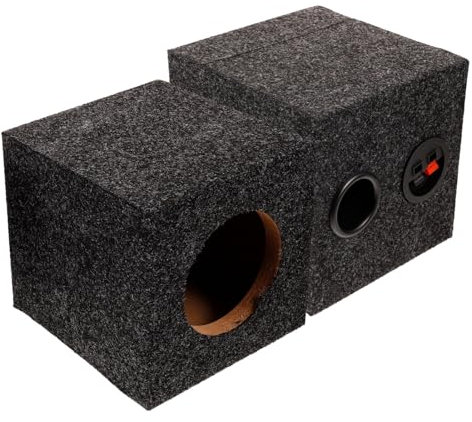 OSALADI 1paio Cassa Per Altoparlanti Auto Scatola Subwoofer Quadrata Design Vuoto Per Migliorare La Qualità Del Suono Facile Installazione Per Appassionati Di Audio Per Upgrade Audio Auto
