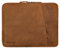 STILORD 'Merkur' Vintage Laptophülle Leder 13 bis 14 Zoll für Macbook und Laptop Sleeve Hülle Case Tasche Weich Lederhülle weiches Echtleder, Farbe:tan - dunkelbraun