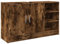vidaXL Waschbeckenunterschrank, Unterschrank für Badezimmer, Badschrank mit Stauraum, Badezimmerschrank Waschtischunterschrank, Räuchereiche Holzwerkstoff