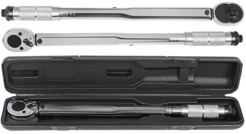 SEVICO Drehmomentschlüssel, Einstellbar von 42 bis 210 Nm, Antrieb 1/2 Vierkant, mit einer Tragbaren Box für Motorrad, Fahrrad, Auto