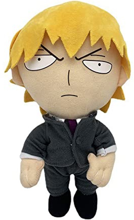 Gooyeh Mob Psycho 100 Anime Reigen Arataka Soft Figur 2024 New Cartoon Soft Stuffed Pillow Cushion Sofa Dekorativ Sammlerstück 27CM