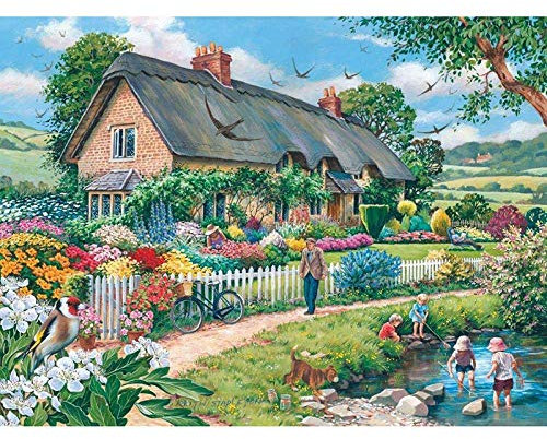 500 Piece Wooden Jigsaw Puzzles for Adults| House | Puzzle Games Gift for Adults Teens and Kid52*38cm