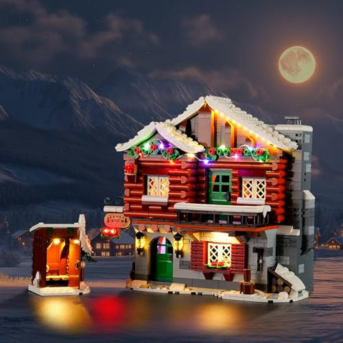 BRIKSMAX 2.0 Led Licht für Lego Almhütte – Innovative LED-Beleuchtung Compatible mit Lego 10325 – Ohne Lego Set