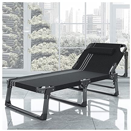 Catres para adultos, tumbonas plegables de 5 posiciones, tumbonas portátiles para exteriores, tumbonas para interiores con almohada para playa, césped, camping, piscina, bronceado, acero inoxidable.A