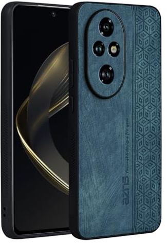 XINYEXIN Cover per Honor 200 Pro, Custodia Protettiva in Pelle Ultrasottile Antiscivolo e Antiurto, Stile Retrò Bumper Case Backcover - Verde