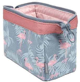 BJYCCAR Makeup Tasche Klein Cosmetic Bag Women Waterproof Flamingo Makeup Bags Travel Organizer Toiletry Kits Portable Makeup Bags Beautician Kosmetische Aufbewahrungstasche(Flamingo)