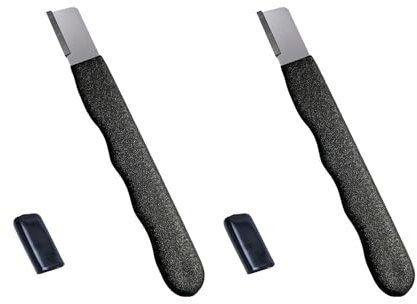 Lot de 2 aiguiseurs d'outils de jardin multifonctions pour cisailles, élagueurs, ciseaux, hache et lames de tondeuse à gazon, outils d'affûtage de jardin