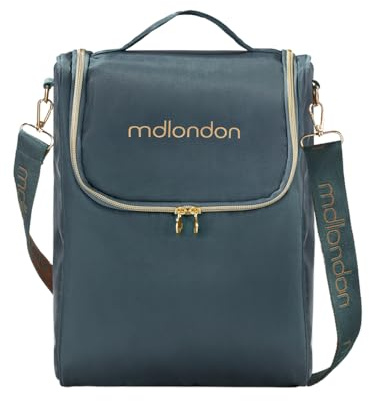 mdlondon SAC Hairdressing Bag | Travel-Friendly Hairdressing Kit Bag for BLOW, STRAIT & WAVE, Adjustable Strap, Hanging Hook & Easy-Clean Design