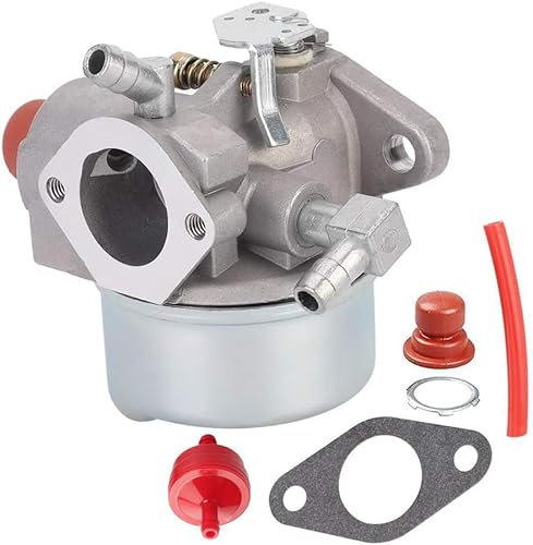 SOOGE 640350 - Carburatore per tosaerba Tecumseh 640303 640271 640274 640338 Toro Riciclatore Motore Carb con Primer Blub kit
